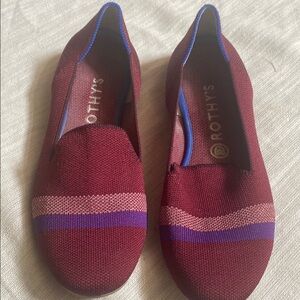 Rothy's Red and Purple Casual Flats